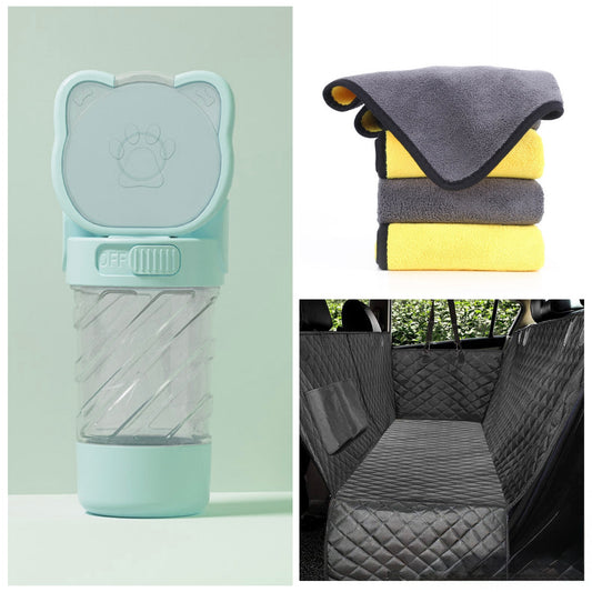 Adventure Ready Kit – Large Breed | Pet Travel Bundle for Big Dogs | Fur & Fresh