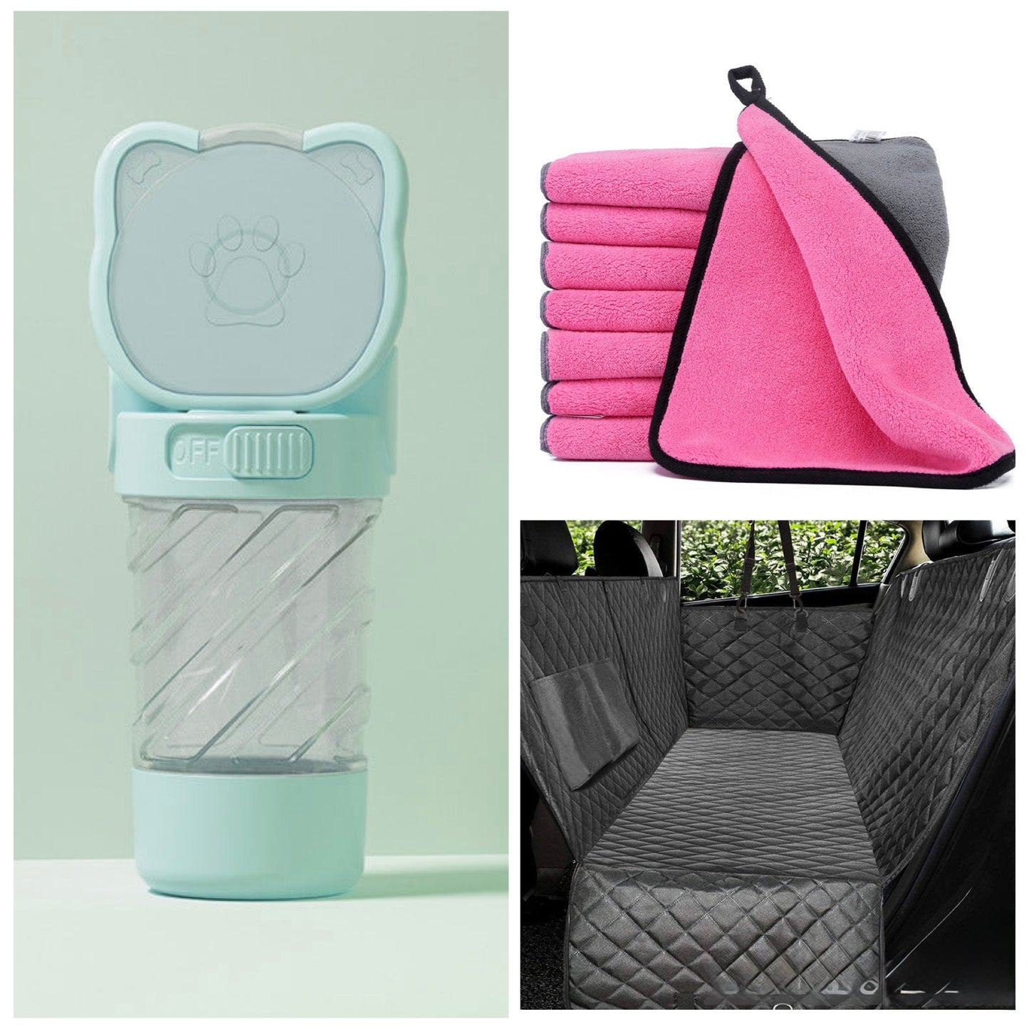 Adventure Ready Kit – Compact | Pet Travel Bundle for Small Dogs & Cats | Fur & Fresh